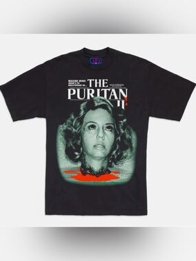 A24 X Online Ceramics MaXXXine The Puritan II Large T-Shirt *NEW IN PACKAGING*